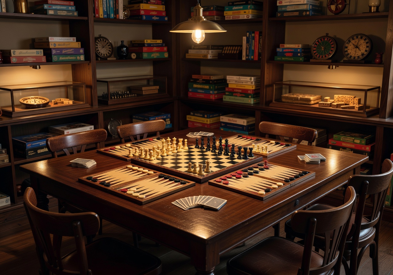 Classic table game showcase